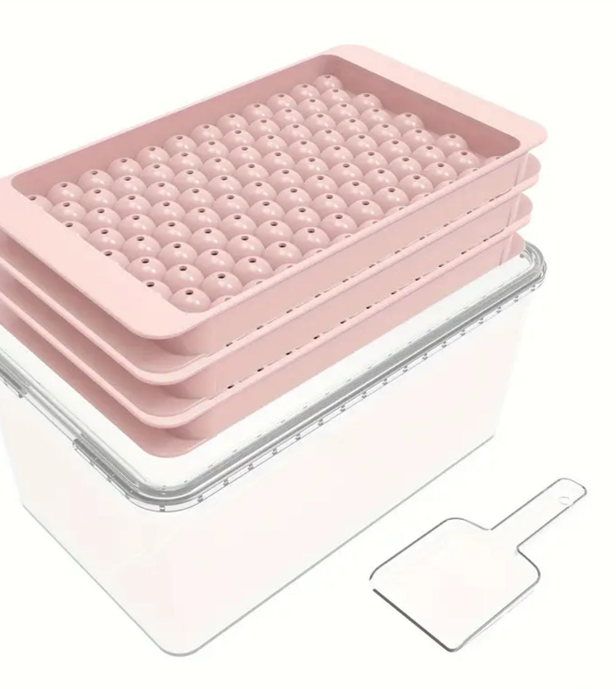 Mini Ice Cube Tray with Lid – Easy-Release Silicone Ice Mold for Drinks & Baby Food