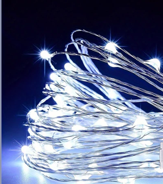 String Lights Battery Operated, 8 Lighting Modes Battery Fairy Lights, Christmas Lights LED Mini Twinkle Lights for Mother's Day Bedroom Patio Dorm Backyard Wedding Tree Wall Christmas Decorations, Warm White/White/Multicolor