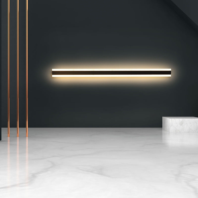 Minimalist long led wall lamp