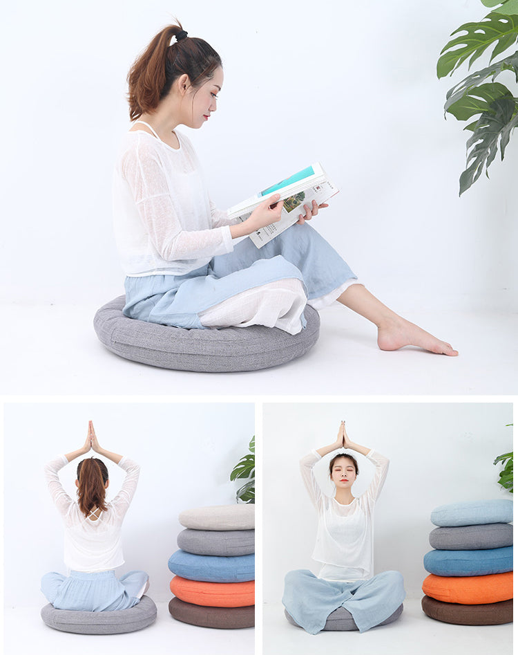 Round Meditation Floor Pillow