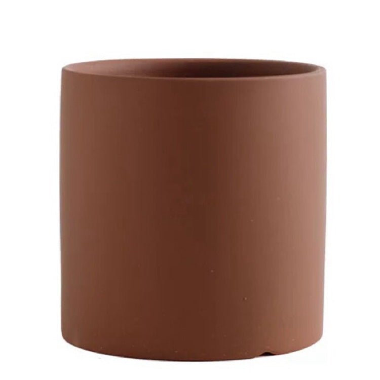 Ceramic Flowerpot   With Hole Tray