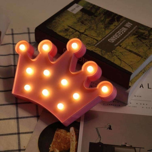 AMZER Creative Crown Shape Warm White LED Decoration Light, Party Fest