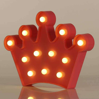 AMZER Creative Crown Shape Warm White LED Decoration Light, Party Fest