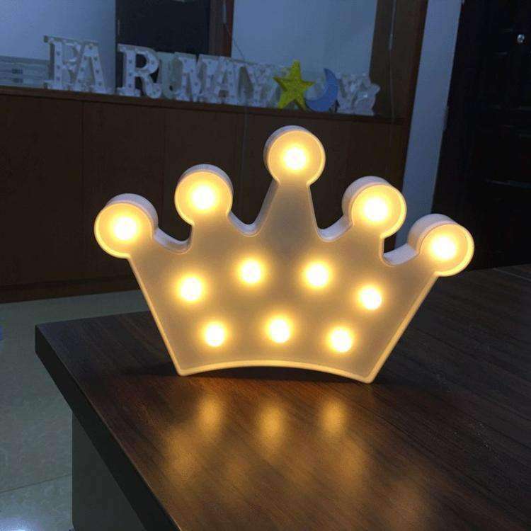 AMZER Creative Crown Shape Warm White LED Decoration Light, Party Fest