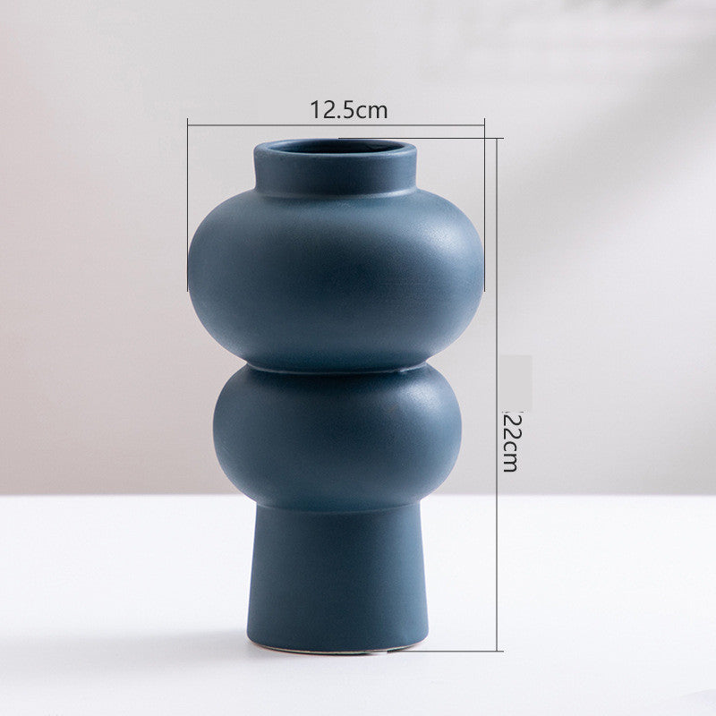 Ceramic Vase Flower Nordic Minimalist