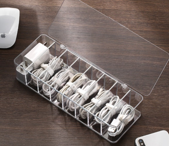 Dust-proof Storage Cable Management Box Hub Organizer Box