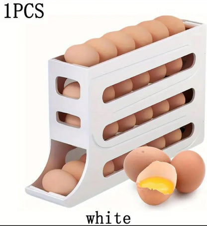 30-egg rolling rack in fridge side door