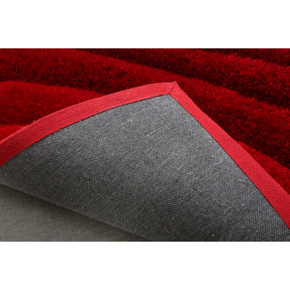 Ava 3D Red Shag Rug