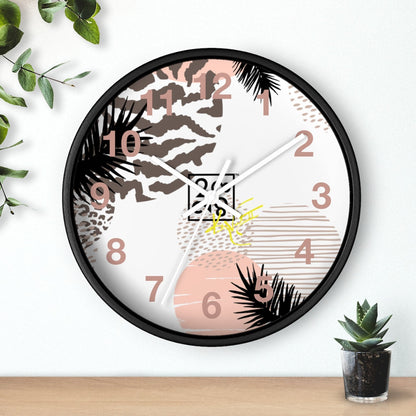 2882Time™ Wild Animal Split Decision Geometric Clock