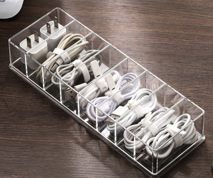 Dust-proof Storage Cable Management Box Hub Organizer Box