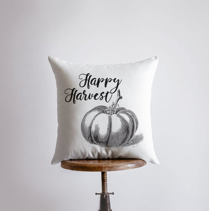 Happy Harvest | Pillow Cover | Home Decor | Modern Farmhouse |