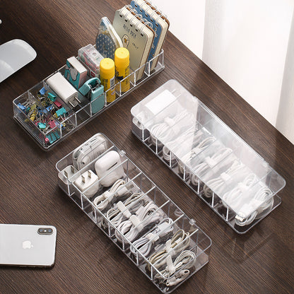 Dust-proof Storage Cable Management Box Hub Organizer Box