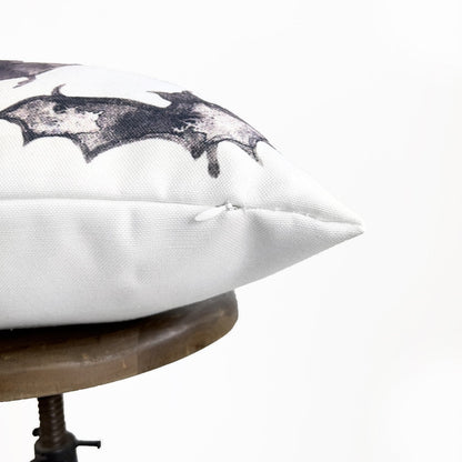 Bats on White Pillow Cover | Fall Décor | Farmhouse Pillows | Country