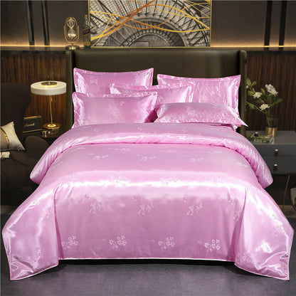 European Jacquard Quilt Cover Single And Double Silk