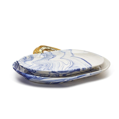 Martha Blue Pumpkin Plate