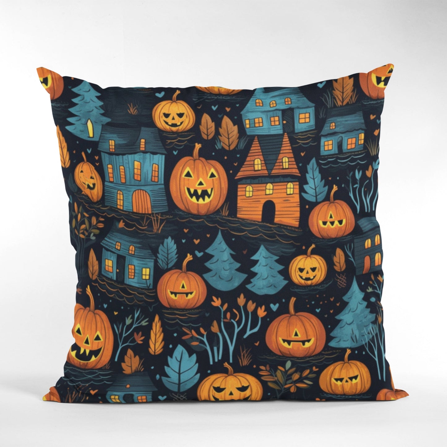 Halloween Throw Pillow, Fall Home Decor Decorative Cushion Cover by