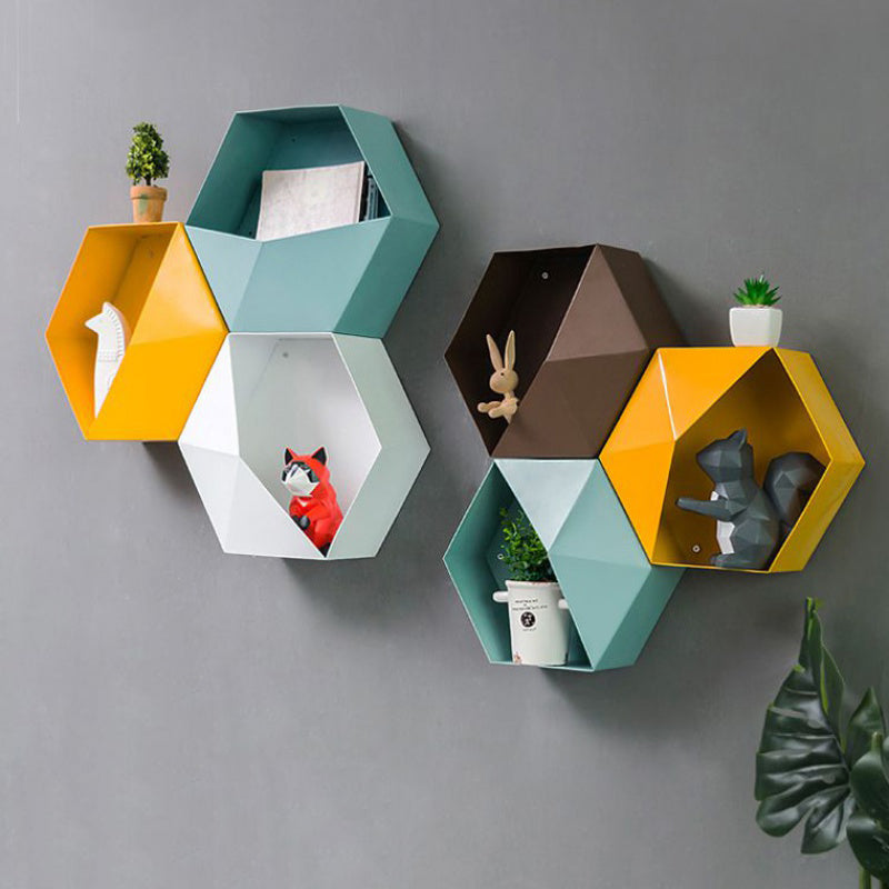 Hexagonal shelf