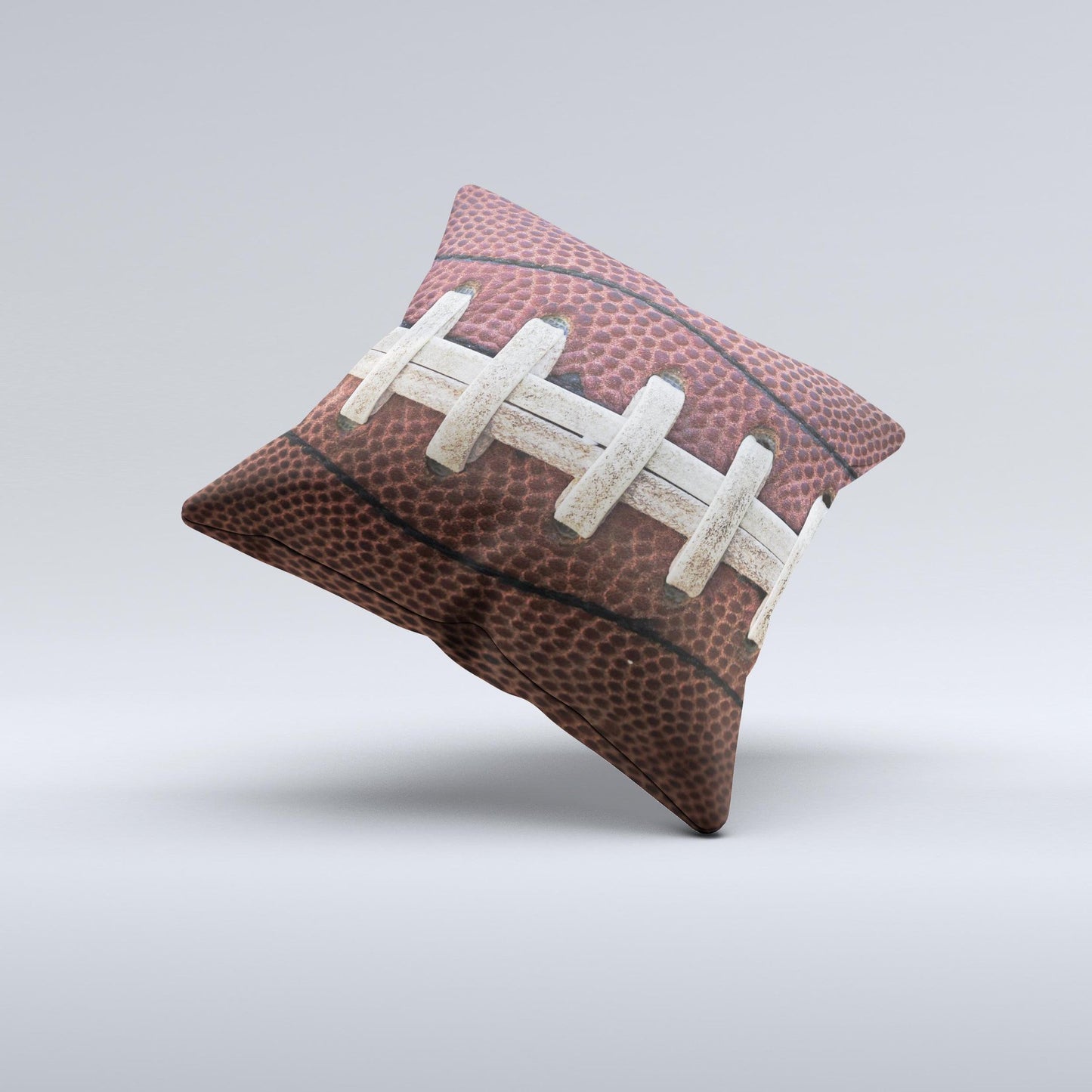 Football Laced Ink-Fuzed Decorative Throw Pillow