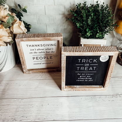 Trick + Thanksgiving | Double-Sided