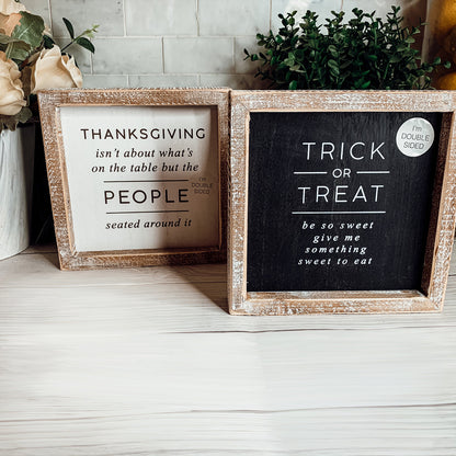 Trick + Thanksgiving | Double-Sided