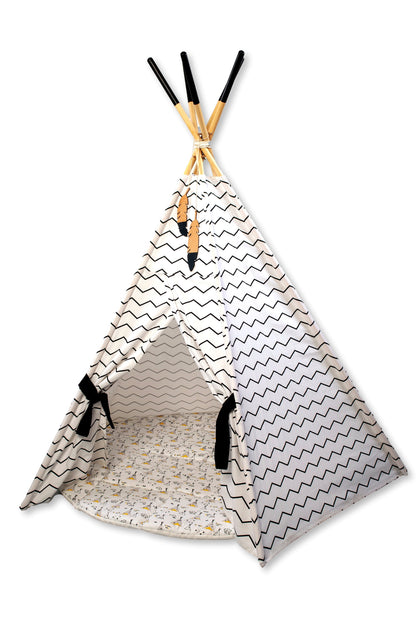 XL Teepee Tent and Play Mat Set