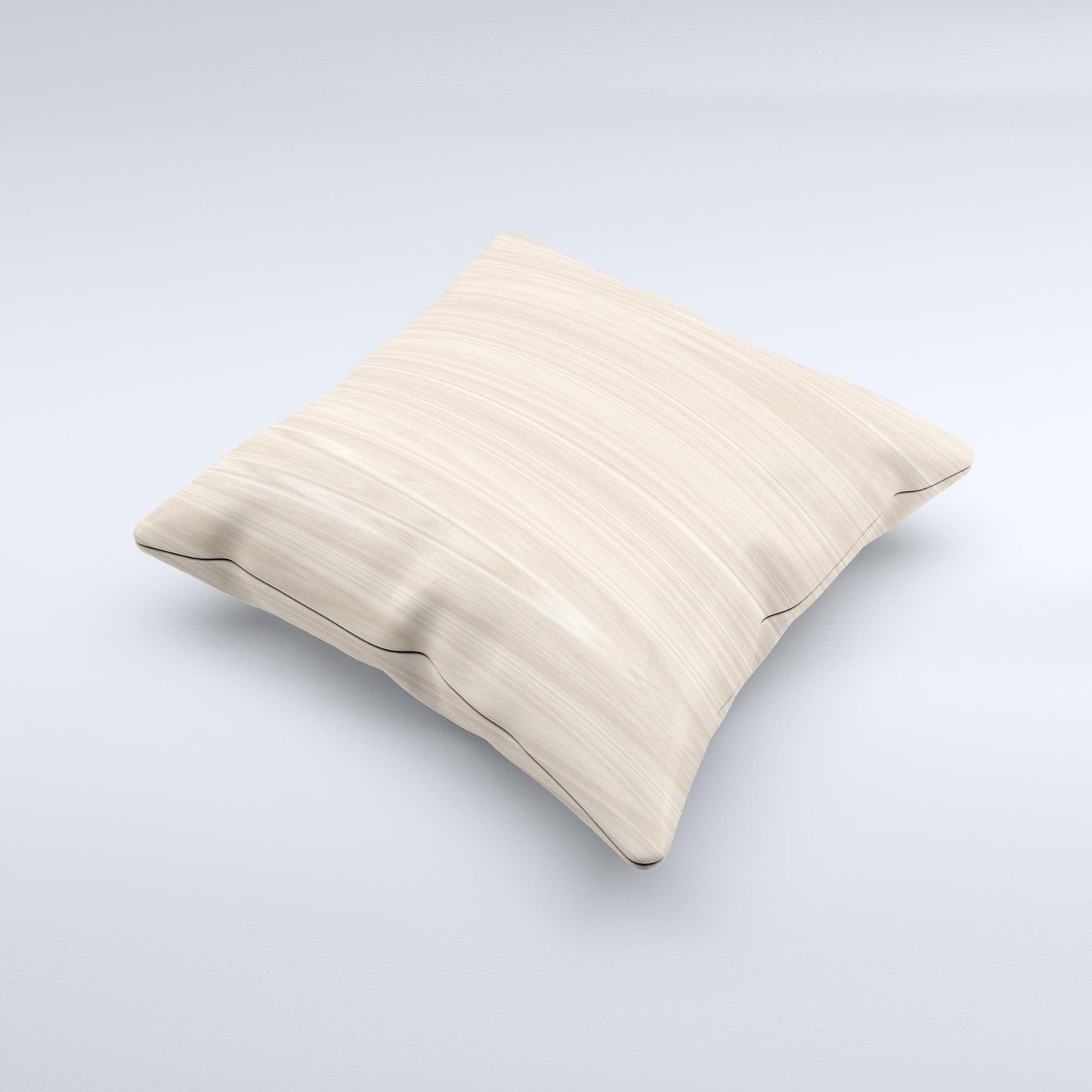 Natural WoodGrain Ink-Fuzed Decorative Throw Pillow