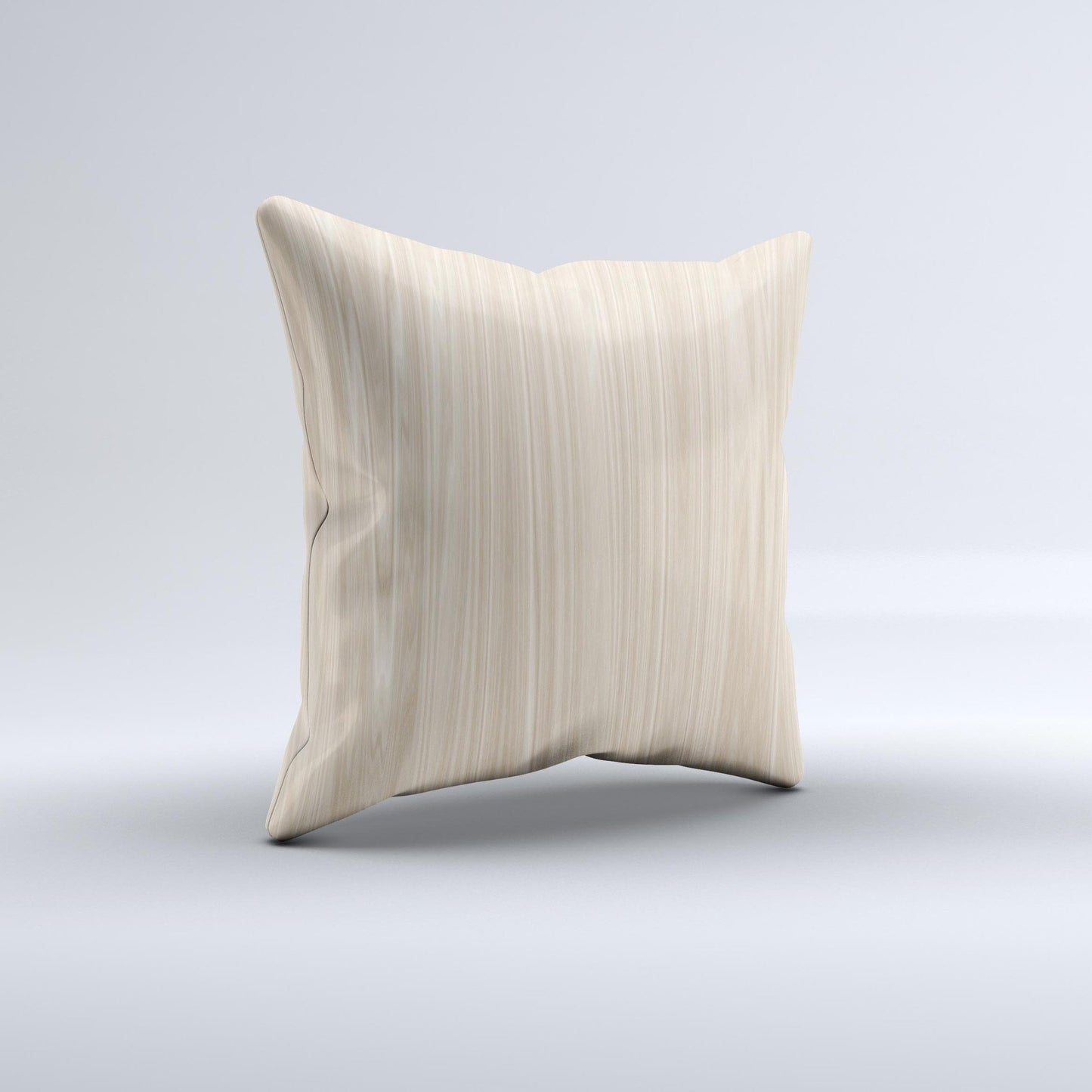 Natural WoodGrain Ink-Fuzed Decorative Throw Pillow