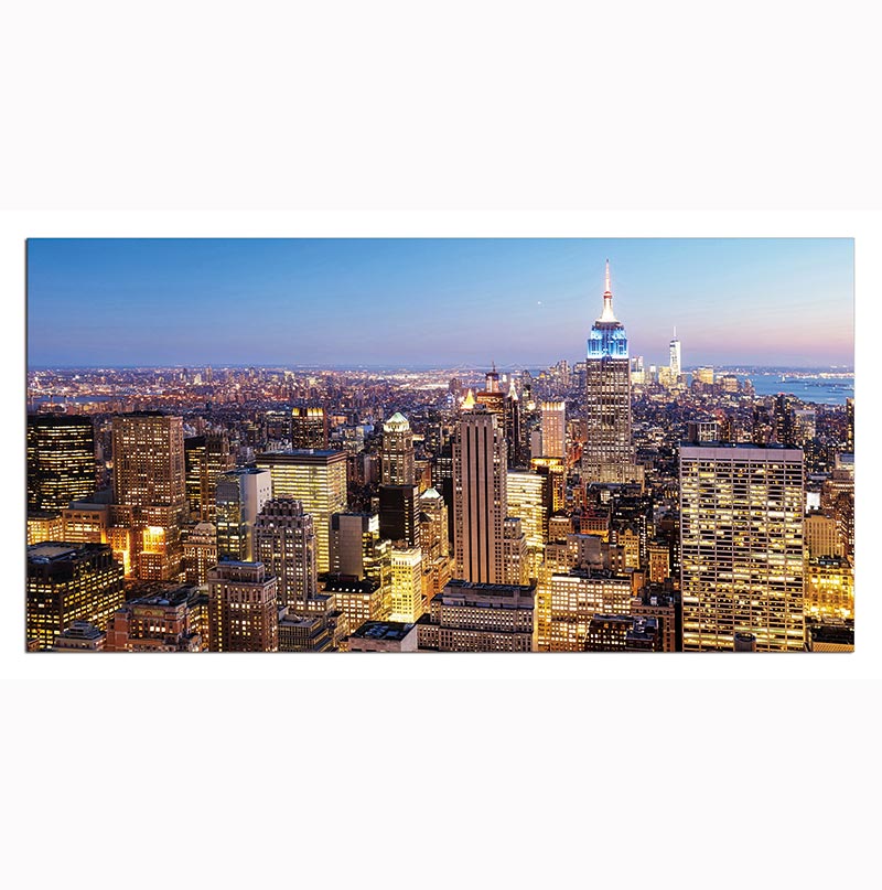 Skyline Over Manhattan Acrylic Print Unframed Wall Art