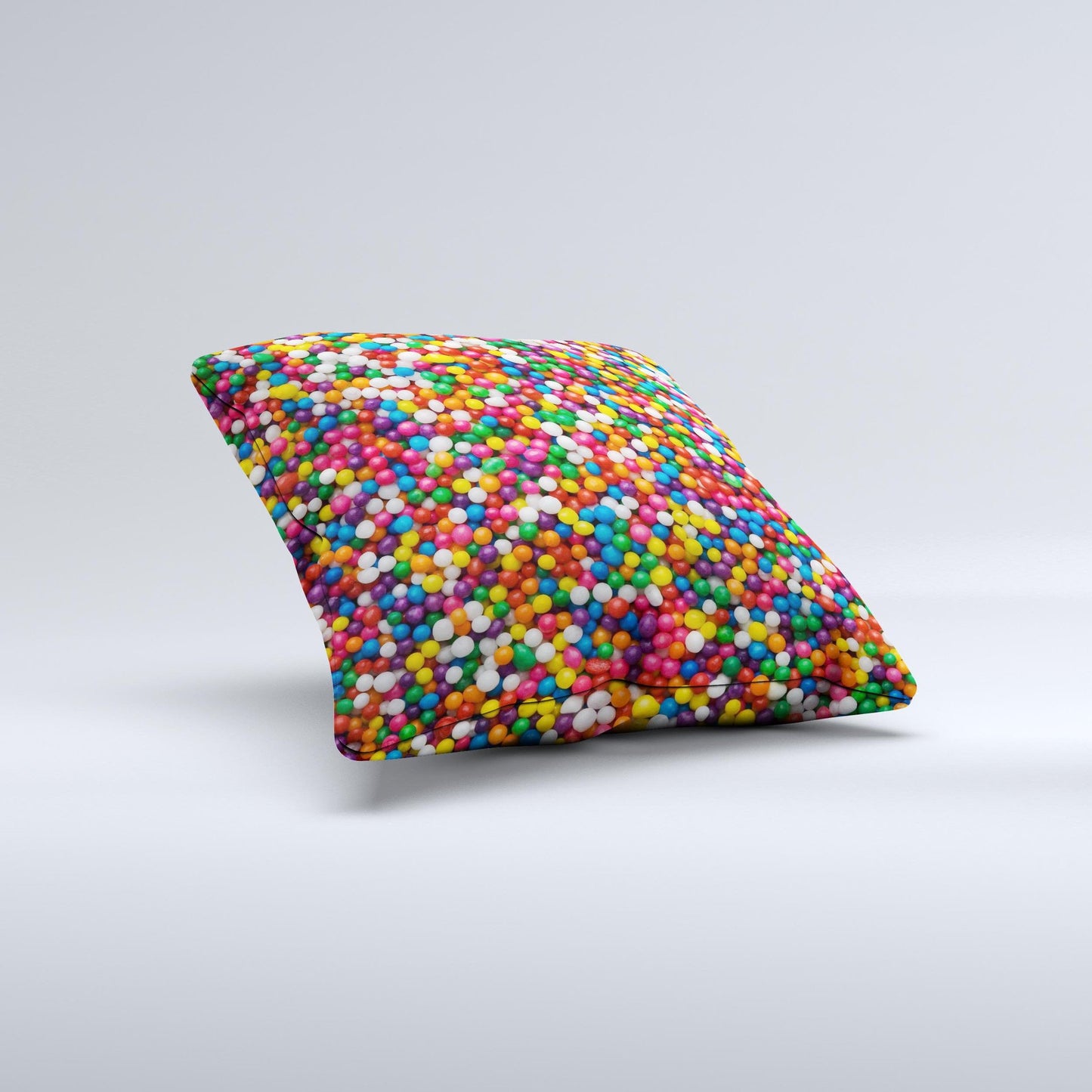 Tiny Gumballs Ink-Fuzed Decorative Throw Pillow