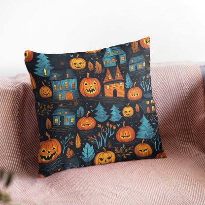 Halloween Throw Pillow, Fall Home Decor Decorative Cushion Cover by