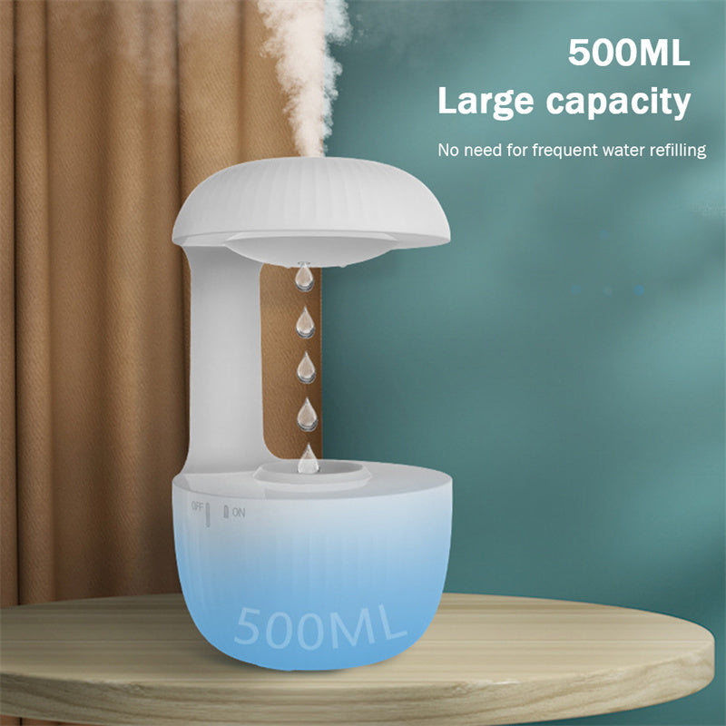 Anti-gravity Air Humidifier Mute Countercurrent Humidifier Levitating Water Drops Cool Mist Maker Fogger Relieve Fatigue