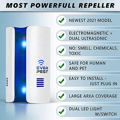 Ultrasonic Pest Repeller Plug in   Electronic Insect Control Defender