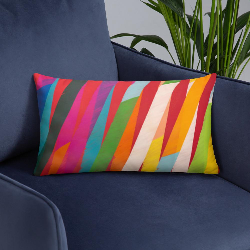 Decorative Throw Pillow - Multicolor Accent Pillow