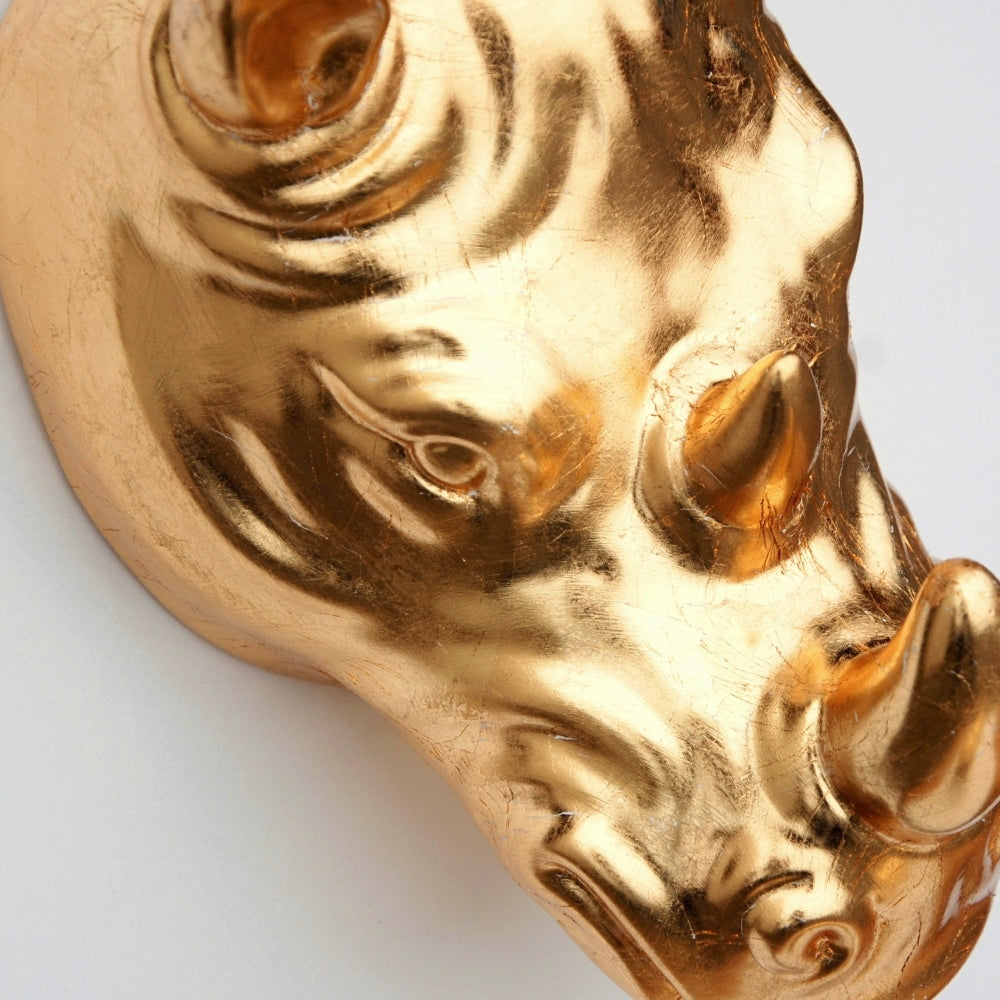 RHINO Gold Gilded Indoor/Outdoor Wall Planter