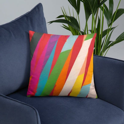 Decorative Throw Pillow - Multicolor Accent Pillow