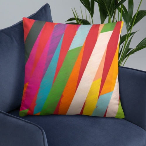 Decorative Throw Pillow - Multicolor Accent Pillow