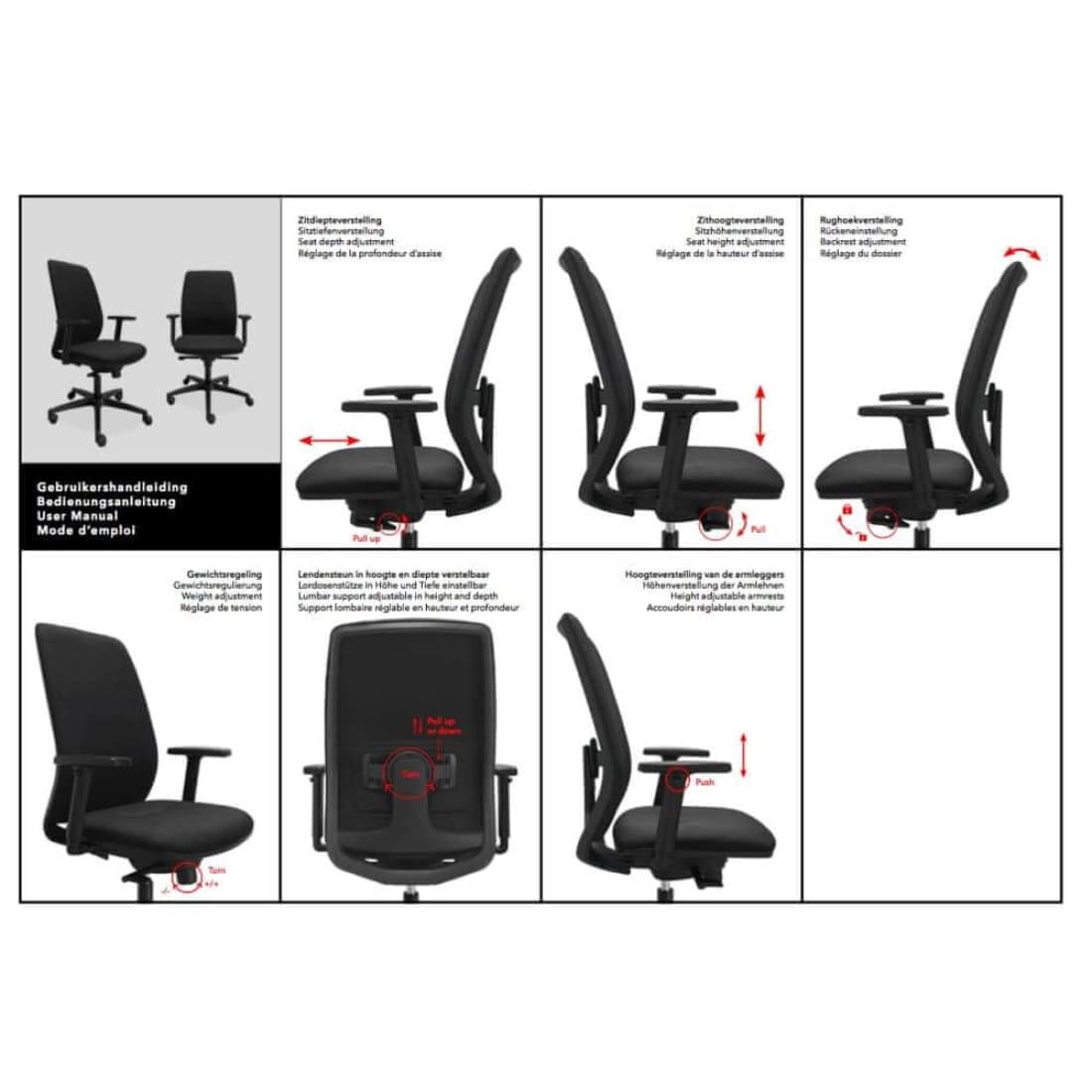 Ergonomic Office Chair 400 Comfort