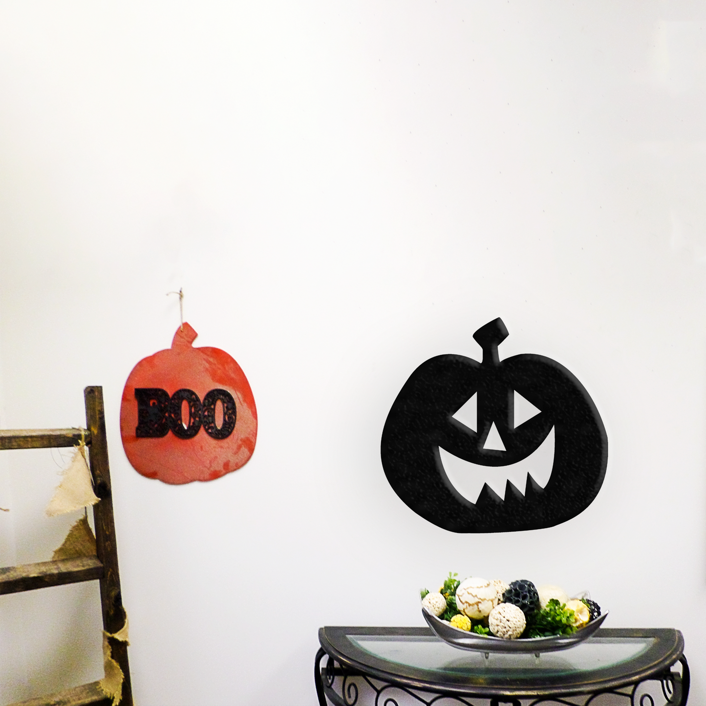 Happy Pumpkin - Metal Wall Art