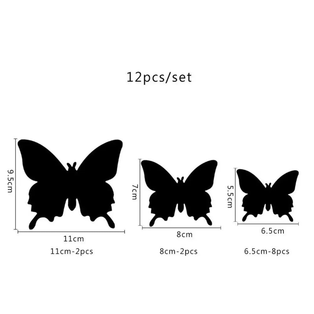 Mirror Wall 3D Butterflies Mirror  Sticker