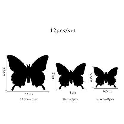 Mirror Wall 3D Butterflies Mirror  Sticker