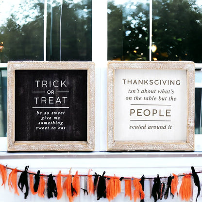 Trick + Thanksgiving | Double-Sided