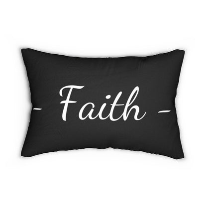 Decorative Throw Pillow - Double Sided Sofa Pillow / Faith - Beige