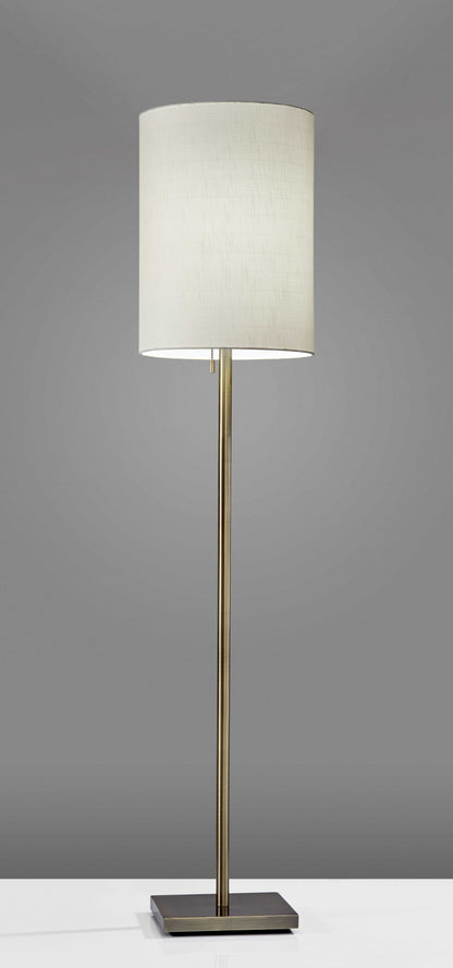 Floor Lamp Classic Silhouette Brass Metal