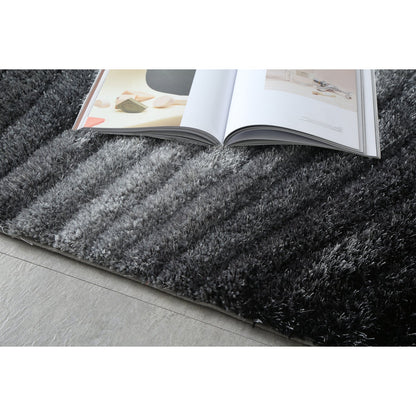 Lana Gray 3D Shag Rug