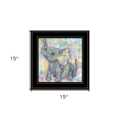 Elephant II 3 Black Framed Print Wall Art