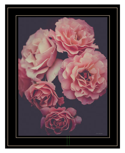 Dreamy Rose 2 Black Framed Print Wall Art