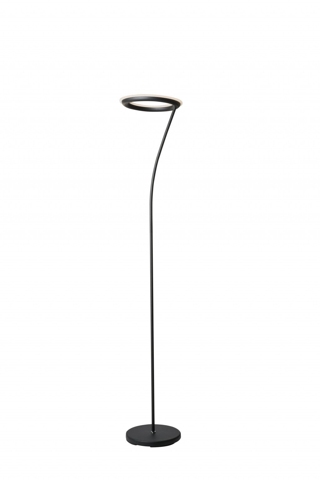 73" Black LED Torchiere Floor Lamp