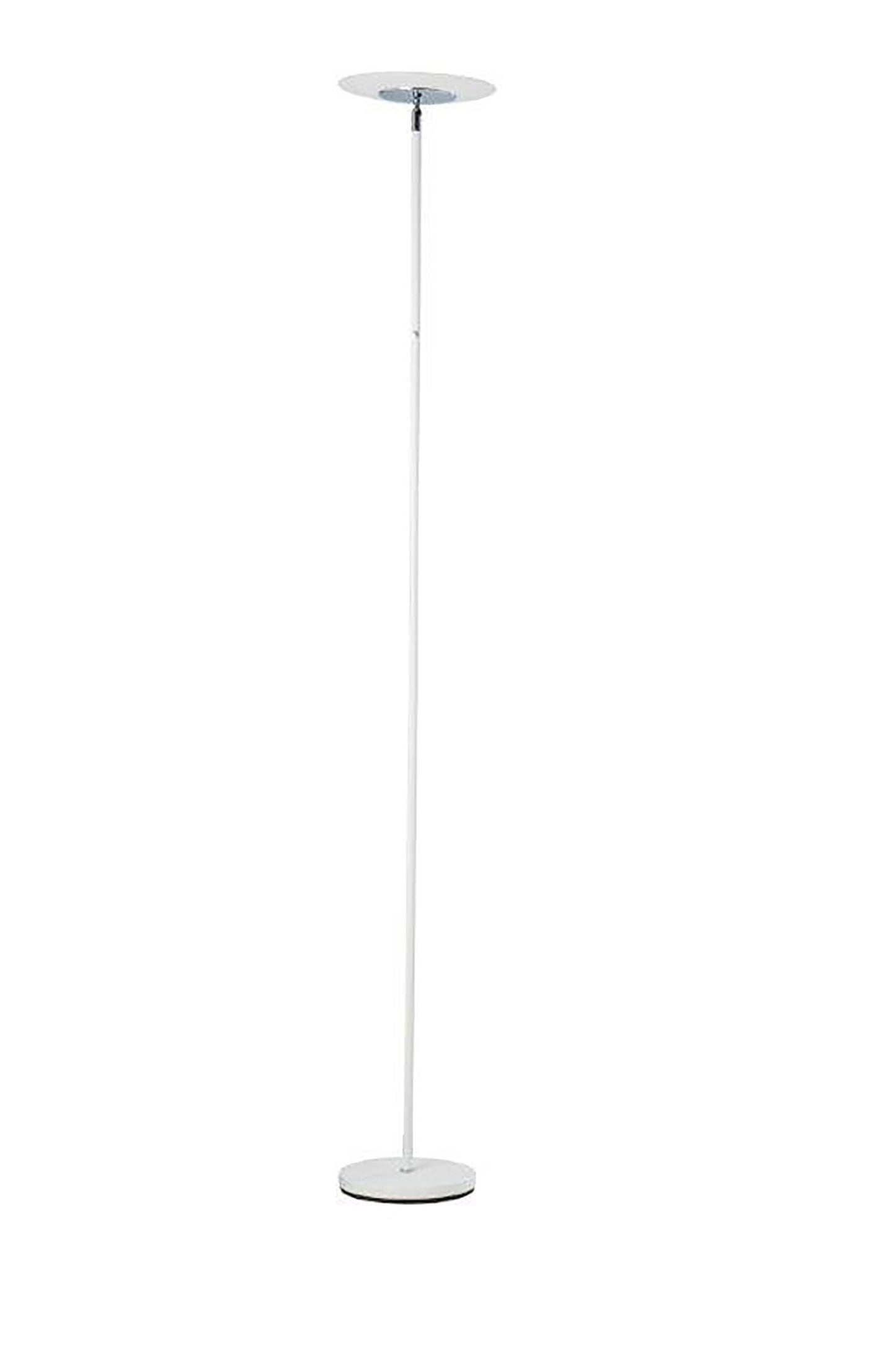 72" White LED Torchiere Floor Lamp