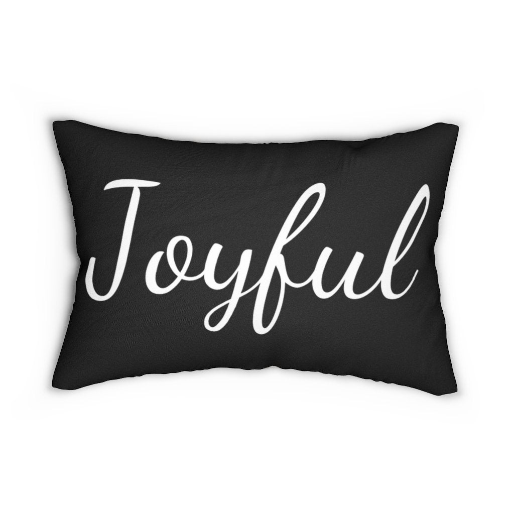 Decorative Throw Pillow - Double Sided Sofa Pillow / Joyful - Beige