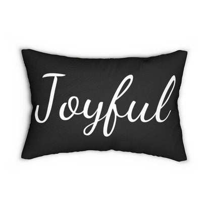 Decorative Throw Pillow - Double Sided Sofa Pillow / Joyful - Beige